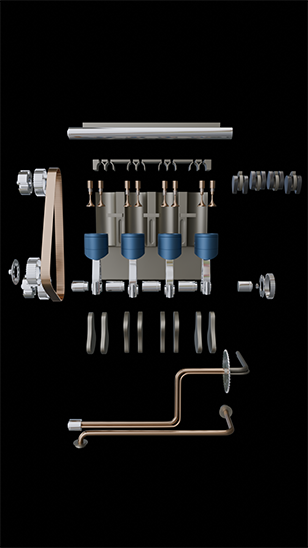 3D Renders  Exploded View